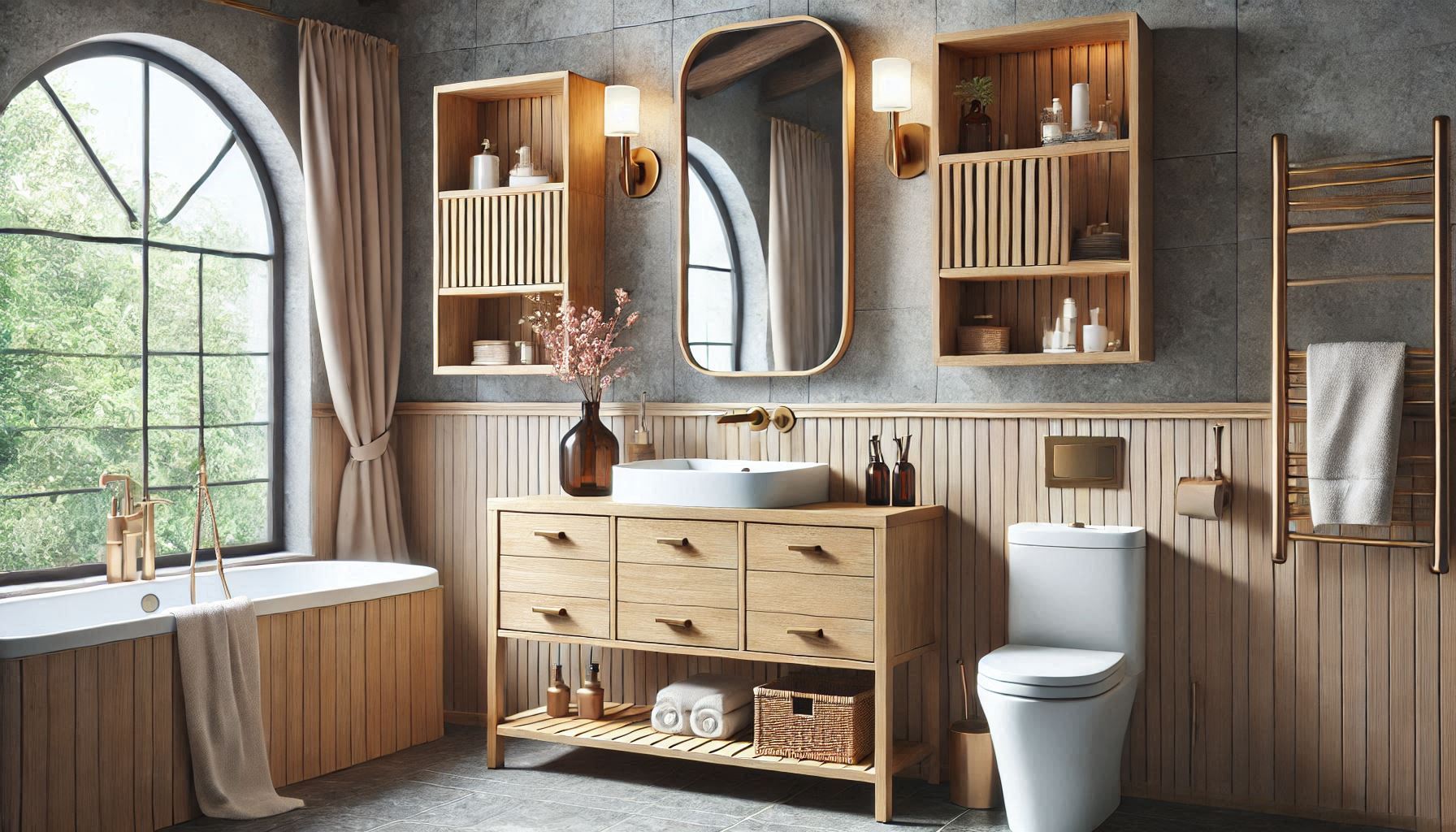 Bathroom Vanity Cabinet with Open Shelf – Perfect for Every Bathroom