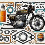 Honda CB175 CL175 Gasket Set: Enhance Engine Lifespan