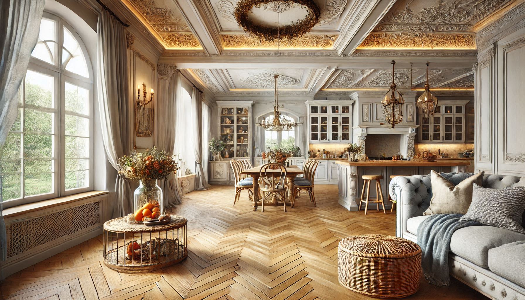 Oak honey wheat wood floors - Cozy & Elegant Living